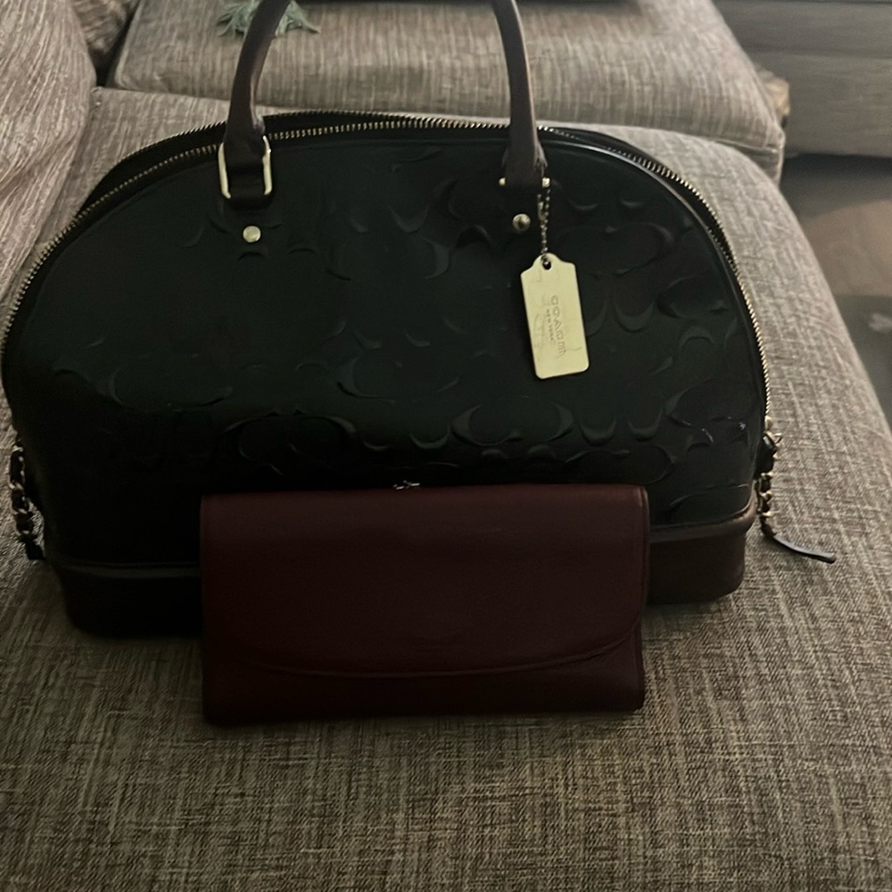 COACH EMBOSSED PURSE